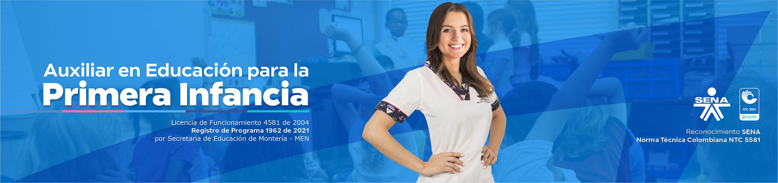 Auxiliar en educación para la primera infancia